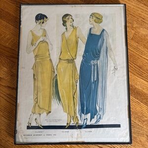 Vintage butterick quarterly photo from spring of 1923